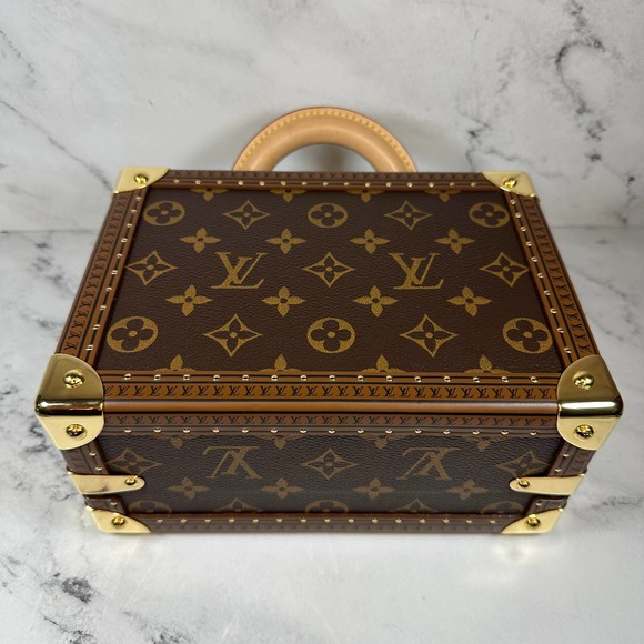 Louis Vuitton Petite Valise Trunk Bag Monogram LV box Purse Crossbody/Tote - Picture 15 of 16